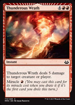 Thunderous Wrath | Modern Masters 2017