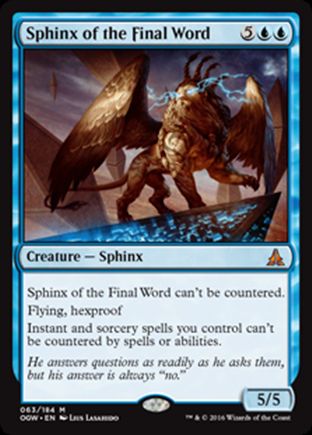 Sphinx of the Final Word | Oath of the Gatewatch