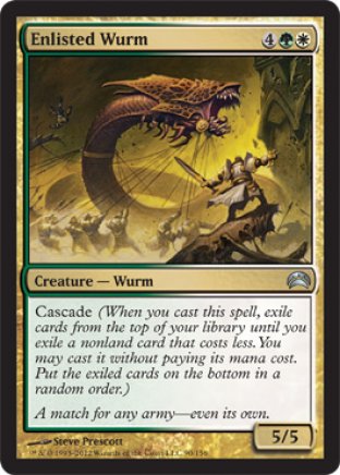Enlisted Wurm | Planechase 2012