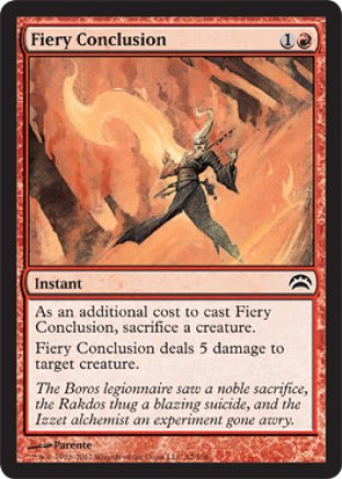 Fiery Conclusion | Planechase 2012