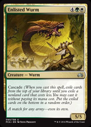 Enlisted Wurm | Planechase Anthology