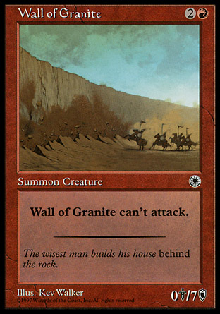 Wall of Granite | Portal I