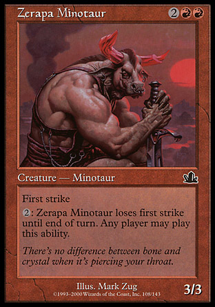 Zerapa Minotaur | Prophecy
