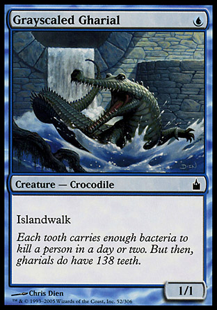Grayscaled Gharial | Ravnica