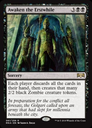 Awaken the Erstwhile | Ravnica Allegiance