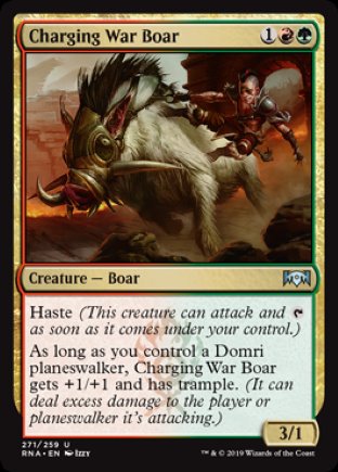 Charging War Boar | Ravnica Allegiance