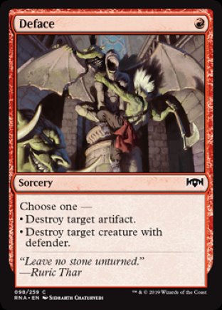 Deface | Ravnica Allegiance