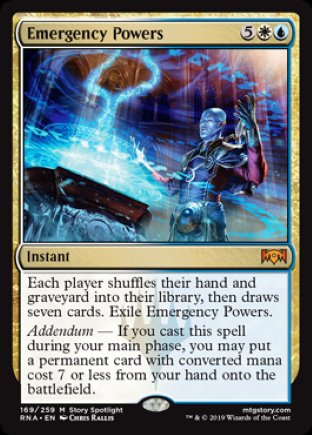 Emergency Powers | Ravnica Allegiance