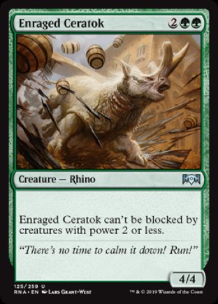 Enraged Ceratok | Ravnica Allegiance