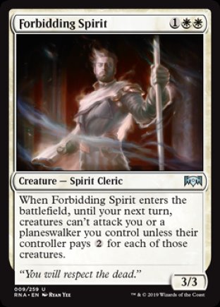 Forbidding Spirit | Ravnica Allegiance