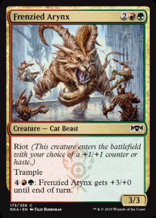 Frenzied Arynx | Ravnica Allegiance