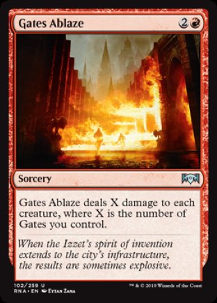 Gates Ablaze | Ravnica Allegiance