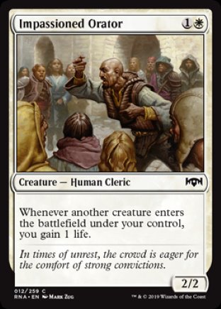 Impassioned Orator | Ravnica Allegiance