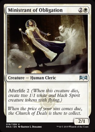 Ministrant of Obligation | Ravnica Allegiance