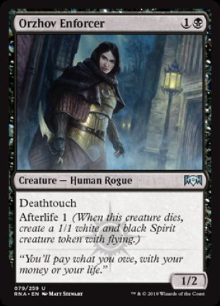 Orzhov Enforcer | Ravnica Allegiance