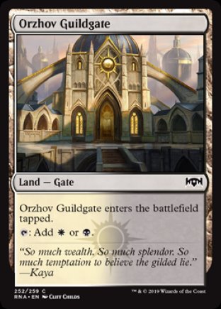 Orzhov Guildgate | Ravnica Allegiance