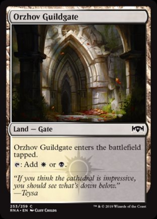 Orzhov Guildgate | Ravnica Allegiance