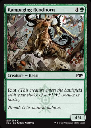 Rampaging Rendhorn | Ravnica Allegiance