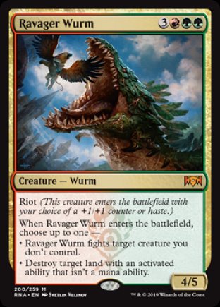 Ravager Wurm | Ravnica Allegiance