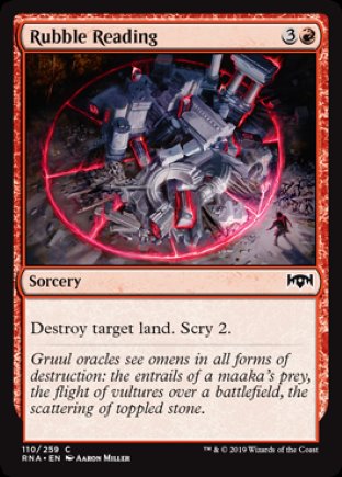 Rubble Reading | Ravnica Allegiance