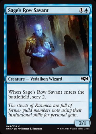 Sage’s Row Savant | Ravnica Allegiance
