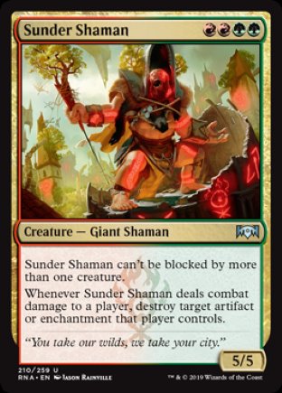 Sunder Shaman | Ravnica Allegiance