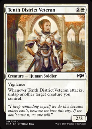 Tenth District Veteran | Ravnica Allegiance