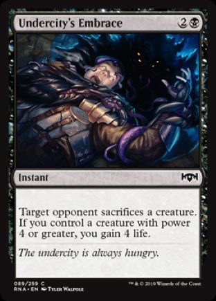 Undercity’s Embrace | Ravnica Allegiance