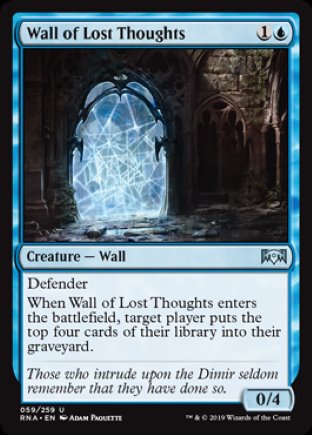 Wall of Lost Thoughts | Ravnica Allegiance