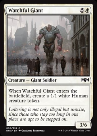 Watchful Giant | Ravnica Allegiance