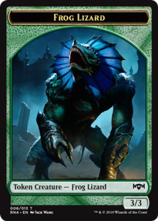 Frog Lizard token | Ravnica Allegiance