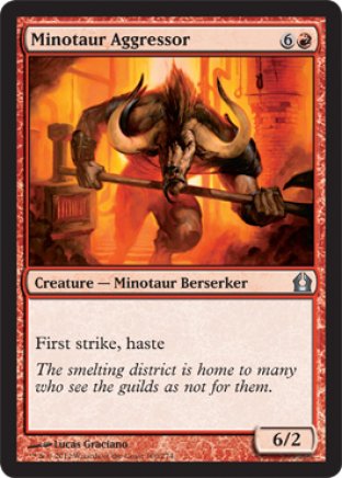 Minotaur Aggressor | Return to Ravnica