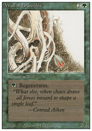 Wall of Brambles | Revised