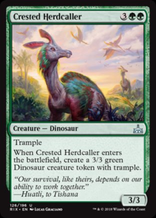 Crested Herdcaller | Rivals of Ixalan