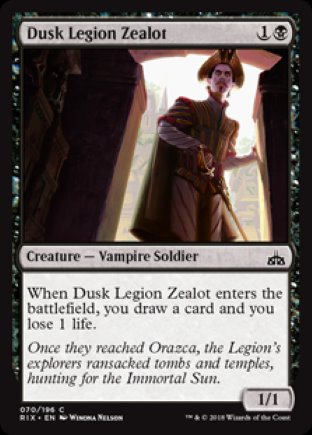 Dusk Legion Zealot | Rivals of Ixalan