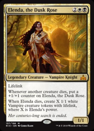 Elenda, the Dusk Rose | Rivals of Ixalan