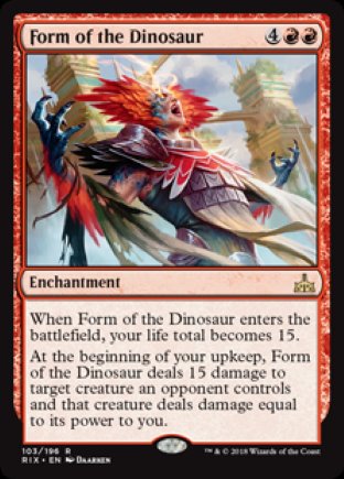 Form of the Dinosaur | Rivals of Ixalan