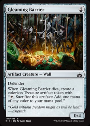 Gleaming Barrier | Rivals of Ixalan