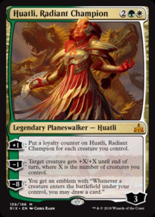 Huatli, Radiant Champion | Rivals of Ixalan