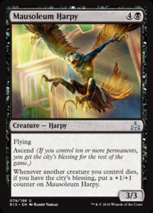 Mausoleum Harpy | Rivals of Ixalan