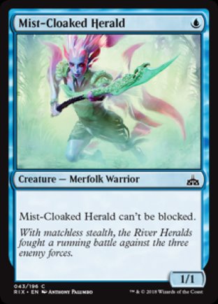 Mist-Cloaked Herald | Rivals of Ixalan