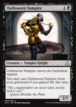 Oathsworn Vampire | Rivals of Ixalan