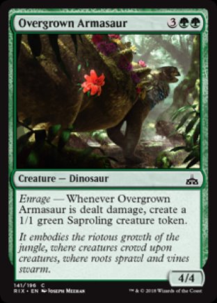 Overgrown Armasaur | Rivals of Ixalan