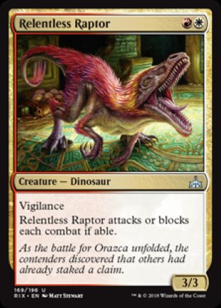 Relentless Raptor | Rivals of Ixalan