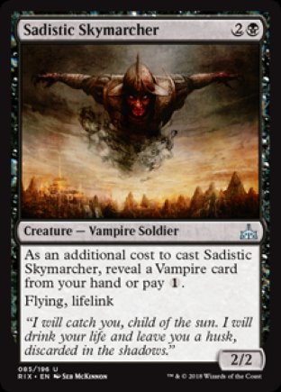 Sadistic Skymarcher | Rivals of Ixalan