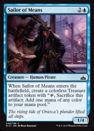 Sailor of Means | Rivals of Ixalan