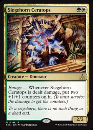 Siegehorn Ceratops | Rivals of Ixalan