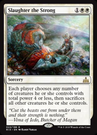 Slaughter the Strong | Rivals of Ixalan