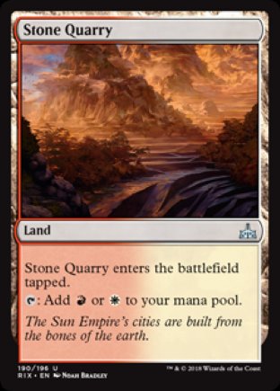 Stone Quarry | Rivals of Ixalan