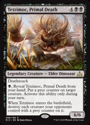 Tetzimoc, Primal Death | Rivals of Ixalan